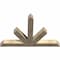 Ekena Millwork Saratoga Rough Sawn Timber Gable Bracket, Douglas Fir, 72"W x 48"H x 6"D x 6"F, 16/12 Pitch GBW072X48X0606SAR00RDF - alternate 5